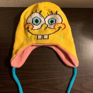 Spongebob and Patrick Reversible Pull Knit Hat🐳
